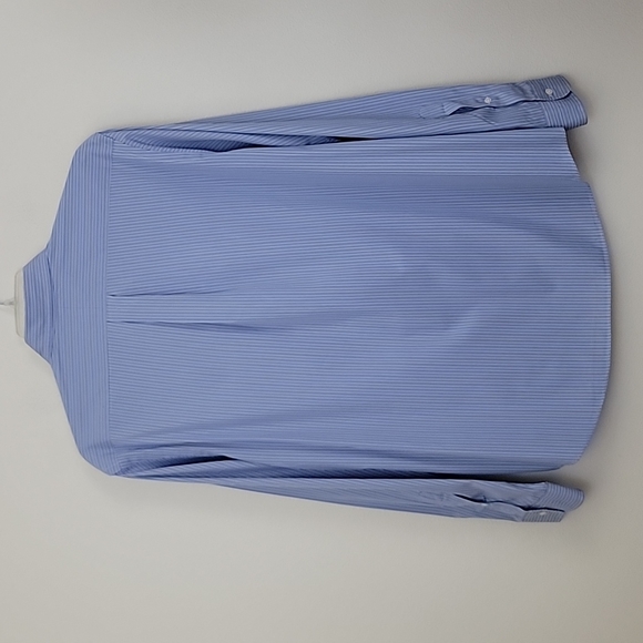 Ralph Lauren Blue Multicolored Pin Striped Dress Shirt XL - Picture 9 of 11